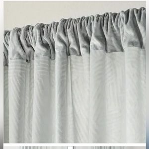 NWT in bag set of 2  Anthropologie Raquel 50 x 96 curtains ice blue